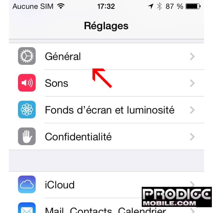 Bloquer un site internet iphone