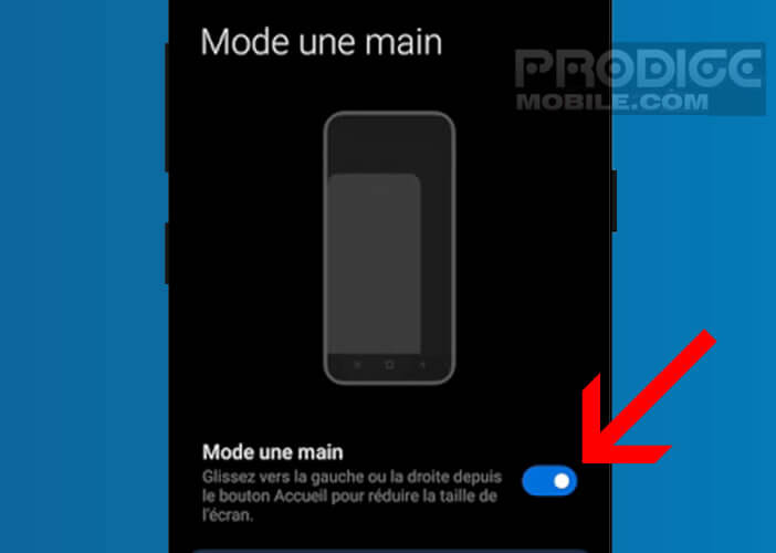 Configurer le mode une main sur votre smartphone Android