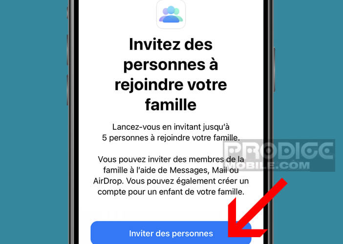 Inviter des membres de votre famille à utiliser Apple Music