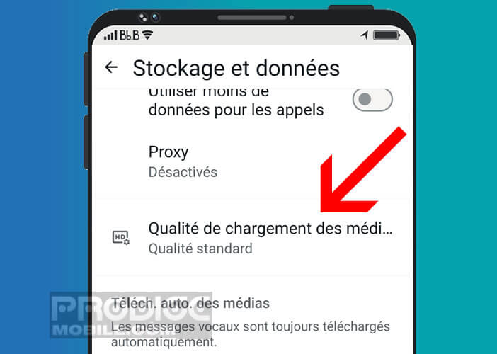 Réduire la qualité des photos envoyés par WhatsApp