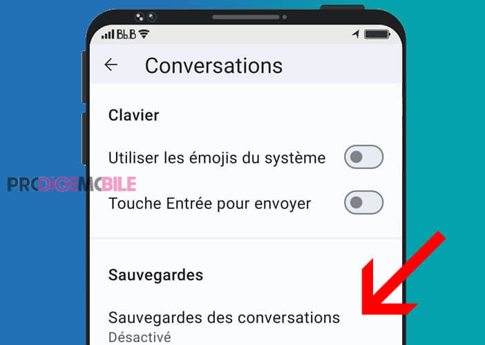 Retrouver le fichier de sauvegarde de vos conversations sur Signal